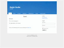 Tablet Screenshot of bodle.net